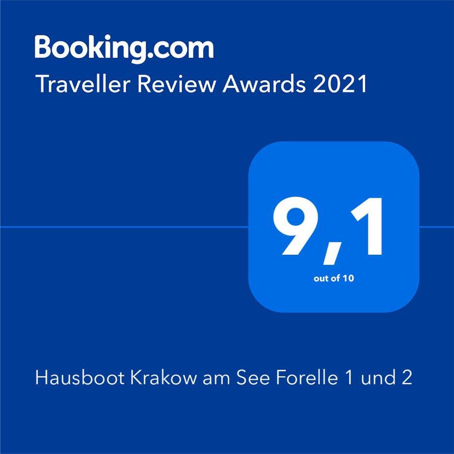 Hausboot Krakow Am See Forelle 1 Und 2 Exteriér fotografie